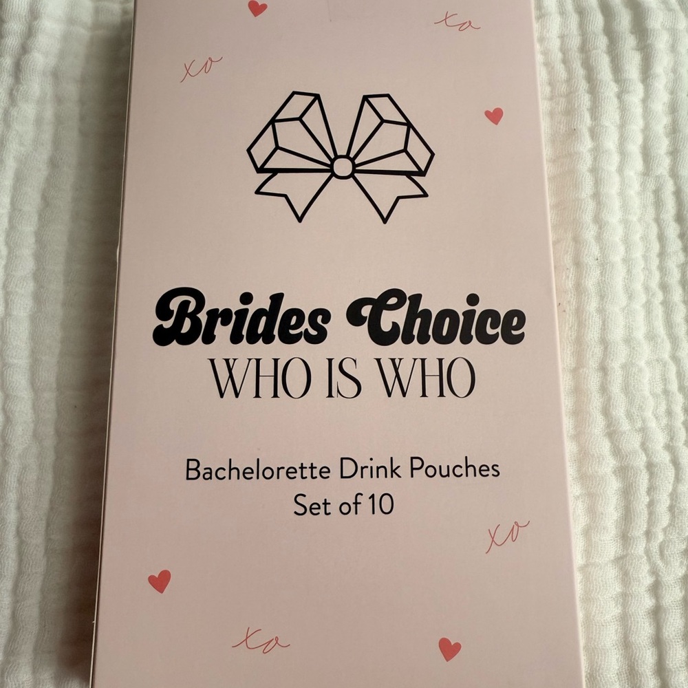 Brides Choice Bachelorette Drink Pouches Set